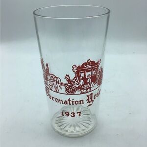 1937 King George VIII coronation glass
